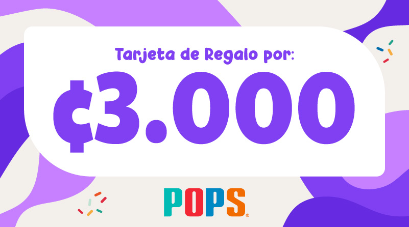 Tarjeta 3.000 Colones